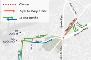 Phân luồng lại nhiều tuyến đường cửa ngõ Tân Sơn Nhất 
