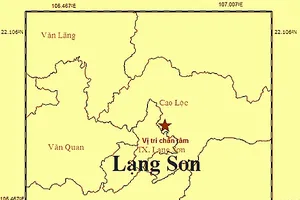 Động đất nhỏ liên tiếp xảy ra ở miền Bắc 