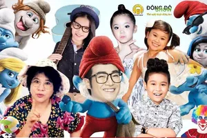 Ca sĩ Minh Quân hóa thân thành Vua Xì Trum 