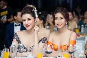 Hoa hậu Mỹ Linh, Á hậu Huyền My cùng nhau khoe sắc