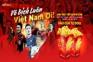 BHD, CGV mở rạp miễn phí xem chung kết U-23 VN 