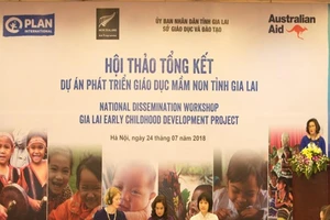 7,2 triệu USD phát triển giáo dục cho trẻ mầm non Gia Lai