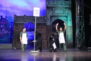 Hình tượng chiến sĩ lần đầu vào trình diễn xiếc