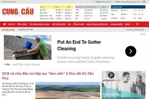 Giao diện chính trang cungcau.vn