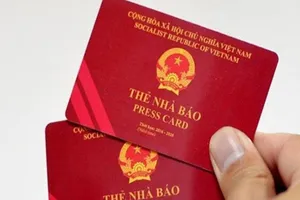 5 điểm mới trong lần cấp đổi thẻ nhà báo kỳ hạn 2021- 2025