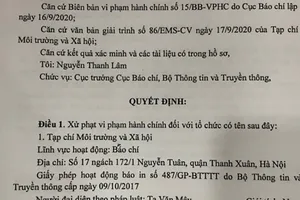 Thu hồi giấy phép 1 tạp chí thông tin sai về Bí thư Đắk Lắk