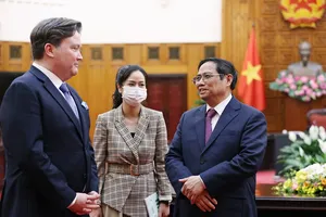 Thủ tướng tiếp ông Marc E. Knapp, đại sứ Mỹ tại Việt Nam 