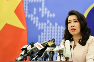 Người phát ngôn Lê Thị Thu Hằng. Ảnh: VT