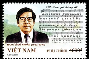 Ra mắt bộ tem 'Kỷ niệm 100 năm sinh Nhạc sĩ Đỗ Nhuận (1922-2022)'