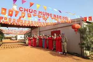 Không khí đón Tết cổ truyền của dân tộc Việt ở Nam Sudan