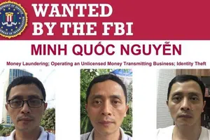 Xác minh người Việt bị FBI truy nã vì dính líu tới rửa tiền