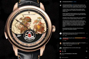 Hãng Thuỵ Sỹ bổ sung thông tin tác giả Việt trong bức tranh Hai Bà Trưng trên mặt đồng hồ