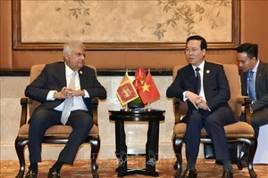 Chủ tịch nước Võ Văn Thưởng gặp Tổng thống Sri Lanka Ranil Wickremesinghe