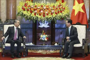Chủ tịch nước Võ Văn Thưởng tiếp Bộ trưởng Ngoại giao Trung Quốc Vương Nghị 