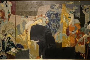 Tác phẩm 'Dáng hồng thơm hương' đạt giải nhất Cuộc thi và Triển lãm Mỹ thuật Việt Nam