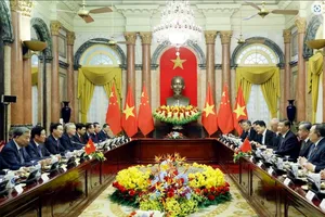 Chủ tịch nước Võ Văn Thưởng hội đàm với Tổng Bí thư, Chủ tịch Trung Quốc Tập Cận Bình