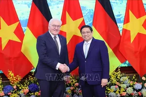 Thủ tướng Phạm Minh Chính hội kiến Tổng thống Đức Frank-Walter Steinmeier