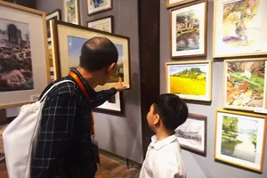 Sắc màu Văn hóa - triển lãm tranh màu nước quy tụ hoạ sỹ từ 60 quốc gia vùng lãnh thổ 