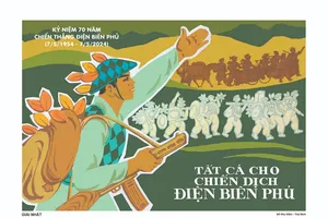 Trao 16 giải thưởng cho tranh cổ động tuyên truyền 70 năm Chiến thắng Điện Biên Phủ