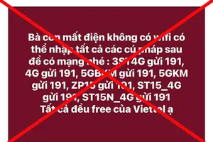 Bác thông tin 'bà con mất điện không có wifi nhập cú pháp là có mạng'