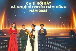 Ca sĩ Tùng Dương lần thứ 2 được vinh danh 'Ca sĩ nổi bật của năm'