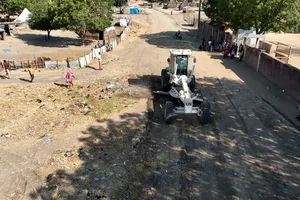 Bộ đội Việt Nam góp phần làm thay đổi bộ mặt thị trấn ở Châu Phi 