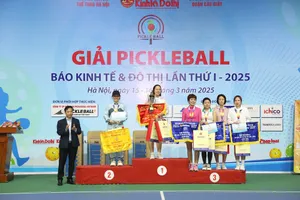 Bế mạc Giải 'Pickleball Báo Kinh tế & Đô thị' sau 2 ngày tranh tài