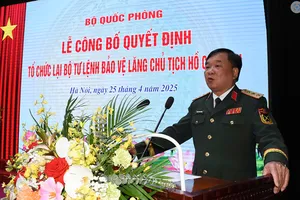 Tổ chức lại Bộ Tư lệnh Bảo vệ Lăng Chủ tịch Hồ Chí Minh