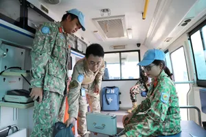 Liên Hợp Quốc kiểm tra năng lực trang bị của Đội Công binh Việt Nam