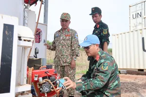 Cục Gìn giữ hòa bình Việt Nam cử đoàn công tác sang Nam Sudan