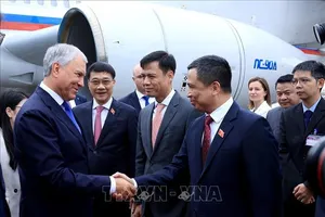 Chủ tịch Duma Quốc gia Nga bắt đầu thăm chính thức Việt Nam
