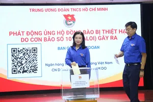 Trung ương Đoàn phát động hỗ trợ đồng bào bị thiệt hại do bão số 10