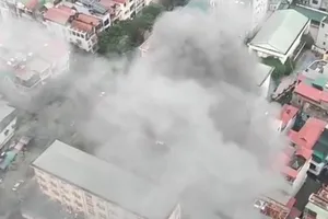 Hà Nội: Cháy tại Trường THCS Văn Quán, không có thiệt hại về người