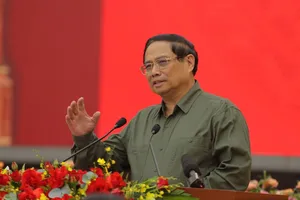 Thủ tướng Phạm Minh Chính dự lễ tiếp nhận ủng hộ chương trình 'Xóa nhà tạm, nhà dột nát'