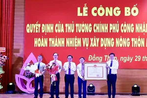 Tỉnh Đồng Tháp hoàn thành nhiệm vụ xây dựng nông thôn mới năm 2024