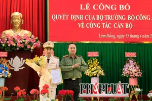 Thượng tá Vũ Tuấn Anh làm Phó Giám đốc Công an tỉnh Lâm Đồng 