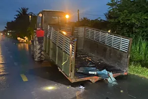 Tông vào xe công nông, tài xế xe 4 chỗ tử vong