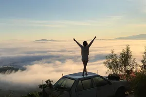 Săn mây - đặc sản du lịch của tỉnh Lâm Đồng