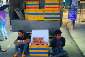 Chở 22 thùng pháo lậu từ Campuchia đi tiêu thụ thì bị chặn bắt