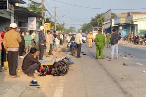 1 phụ nữ bị xe tải tông tử vong tại chỗ