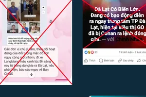 'Đà Lạt xảy ra biến lớn, bạo động' là thông tin sai sự thật