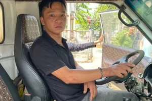 Đang lái xe tải ăn trộm đi trốn thì bị bắt