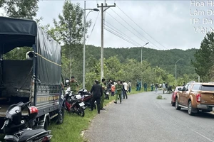 Phát hiện một phần chân người trong hồ Tuyền Lâm