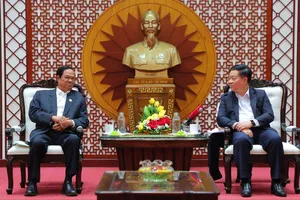 Trưởng Ban Tuyên giáo Trung ương tiếp xã giao Đoàn đại biểu Hội Cựu chiến binh Campuchia