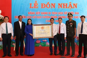 Di tích Ban Tuyên huấn Trung ương Cục miền Nam được xếp hạng di tích lịch sử quốc gia