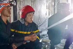 Công an Campuchia cảm ơn Công an tỉnh Tây Ninh hỗ trợ chữa cháy casino