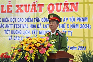 Bảo vệ an toàn tuyệt đối cho Festival Hoa Đà Lạt