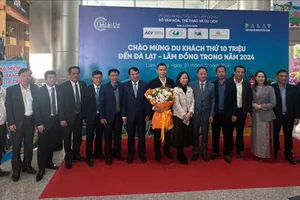 Tỉnh Lâm Đồng đón du khách thứ 10 triệu trong năm 2024