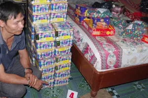 Công an phát hiện gần 2,5 tạ pháo lậu ở TP Bảo Lộc