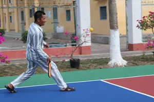 Phạm nhân Trại giam Xuyên Mộc được chơi Pickleball 